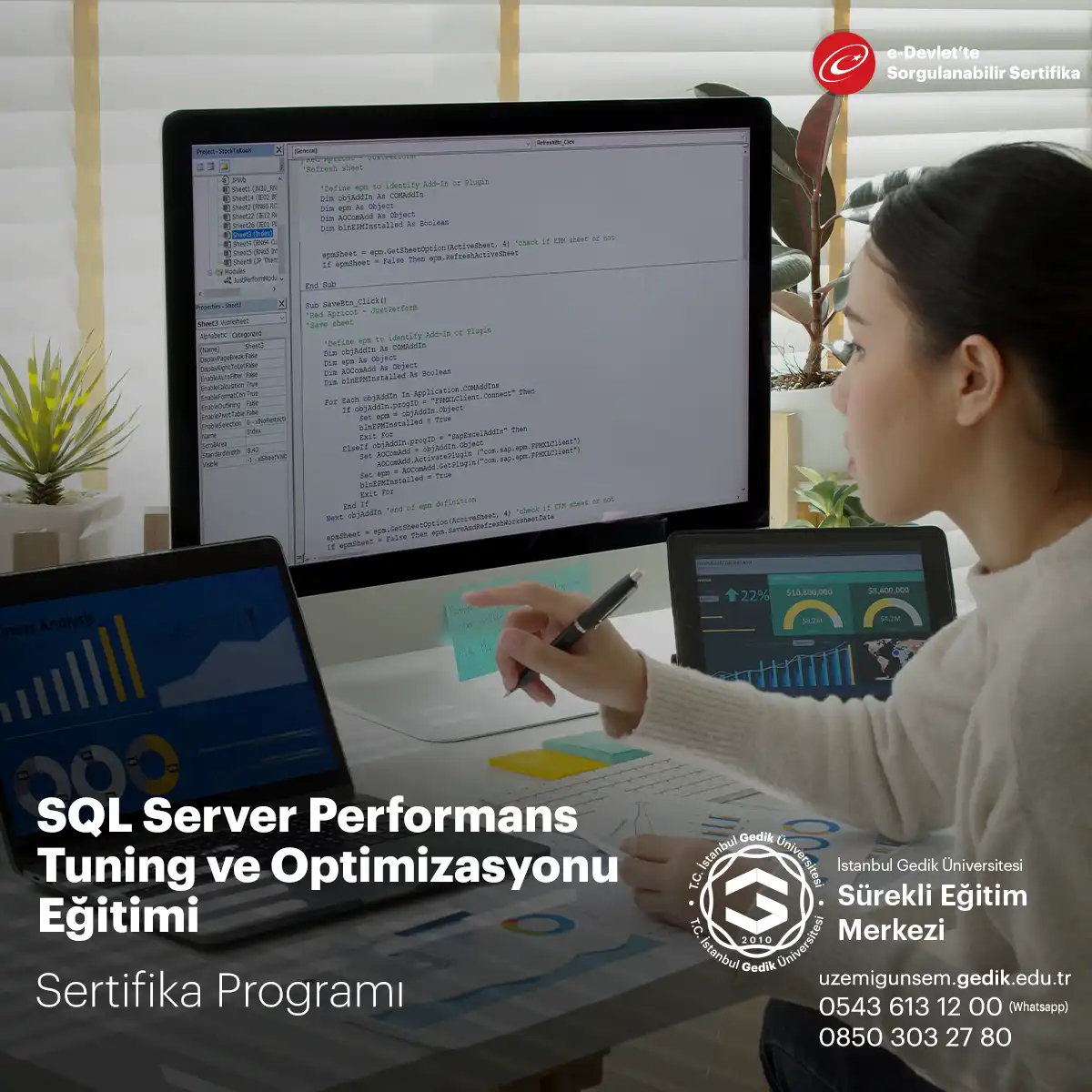 SQL Server Performans Tuning ve Optimizasyonu Eğitimi Sertifika Programı